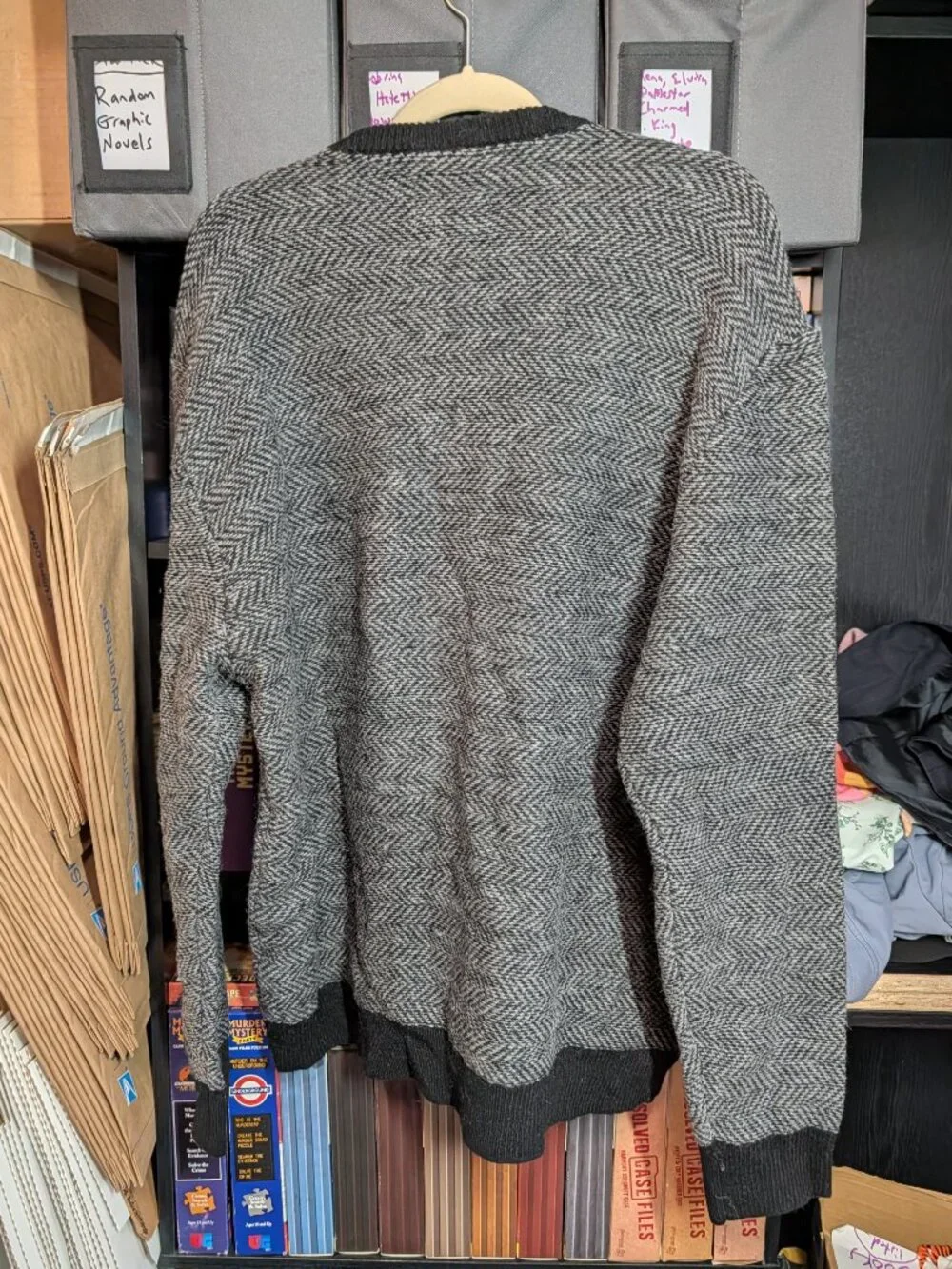 Flag & Anthem Gray Marled Crewneck Sweater Size XXL
